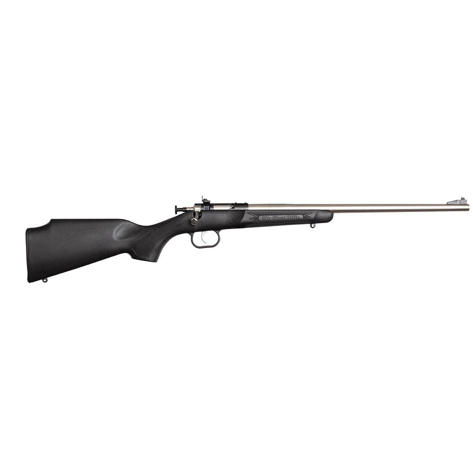 Crickett KSA2295 Youth .22 WMR Single-Shot 16.12" Blued Barrel, Black Synthetic Stock w/11.5" LOP, Peep Sights