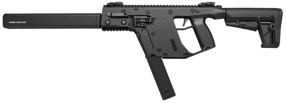 Kriss Vector CRB G2 10mm Auto 33+1 16" Black Chrome Moly Barrel - Black Synthetic 6-Position Stock, Polymer Grip