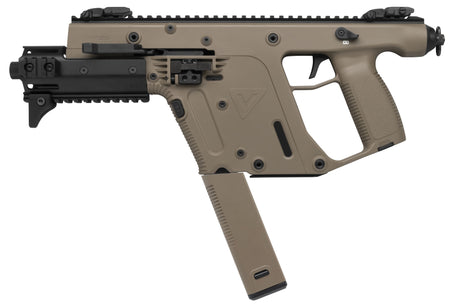 Kriss USA KV45PFD30 Vector SDP Enhanced G2 45 ACP 30+1 6.50" Black Nitride Threaded Barrel, Flat Dark Earth Picatinny Rail Top & Bottom, MK5M Modular Rail