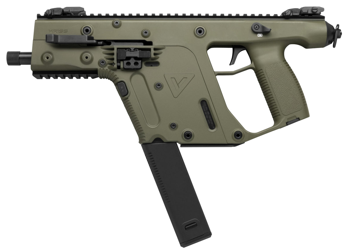Kriss Vector SDP Gen 2 9mm Luger Pistol - OD Green, 5.5" Barrel, 40rd