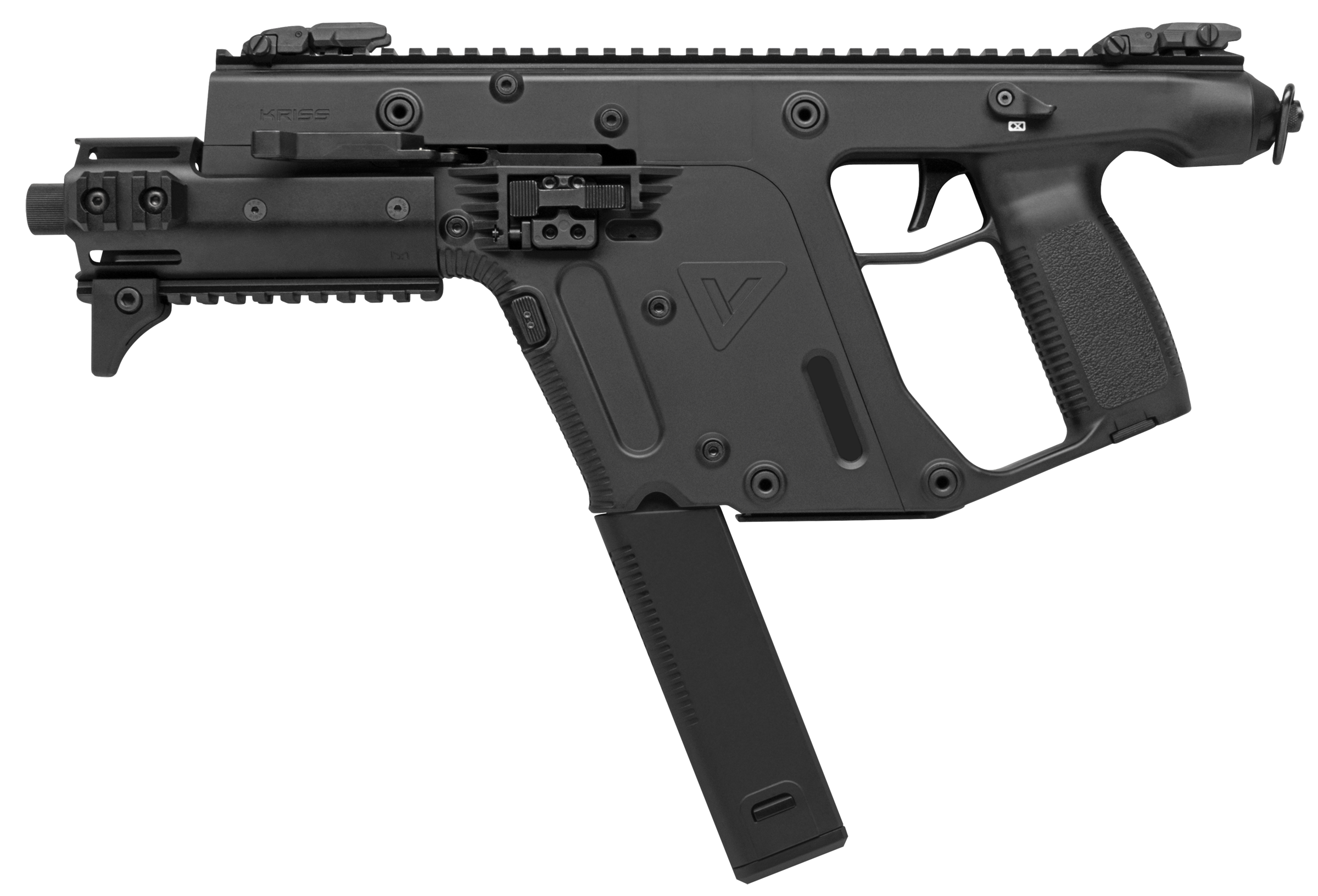 Kriss USA KV45PBL30 Vector Enhanced SDP Gen2 45 ACP 30+1 6.50" Black Nitride Threaded Barrel, Black Picatinny Rail, MK5M Modular Rail, Glock Magazine Compatible