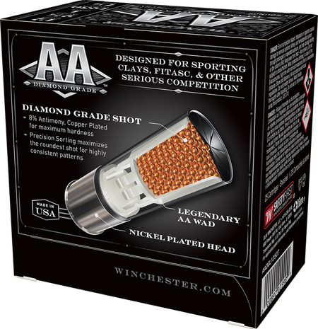 Winchester 12 Gauge AADGL12507 AA Diamond Grade 2.75" 1oz 7.5 Shot 1250 FPS