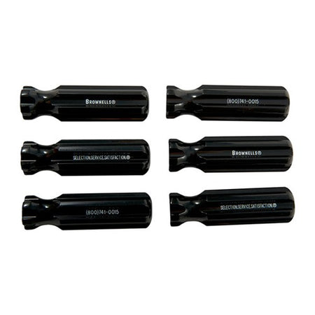 MOLDED PLASTIC TOOL HANDLE, L5 MODEL, BLACK, 6 PACK