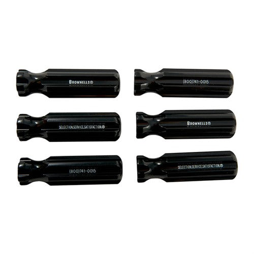 MOLDED PLASTIC TOOL HANDLE, L5 MODEL, BLACK, 6 PACK