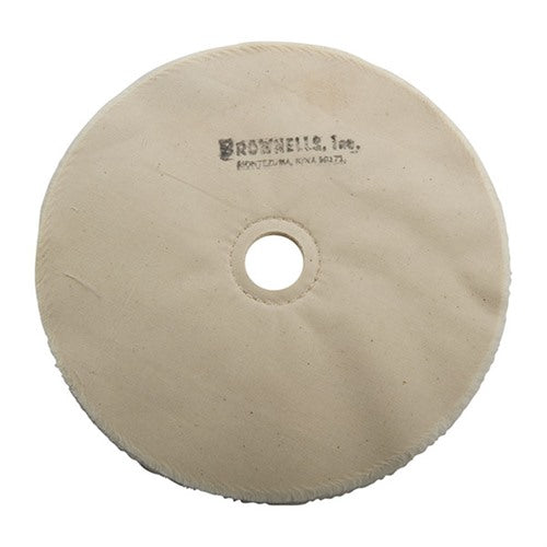 MUSLIN POLISHING WHEEL, LOOSE, 8" X 20-PLY, 1" ARBOR