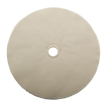 MUSLIN POLISHING WHEEL, LOOSE, 10" X 20-PLY, 1" ARBOR