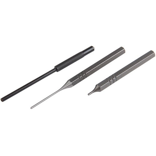 GAS BLOCK ROLL PIN PUNCH KIT, 3 PIECE
