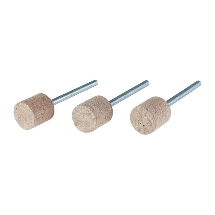 MX FINISHING WHEEL, 1/2"X 1/2", 320 GRIT, 3 PACK