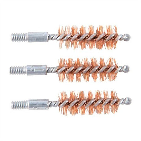 DOUBLE-TUFF BRONZE PISTOL BRUSH 10MM/40 CALIBER 3 PACK