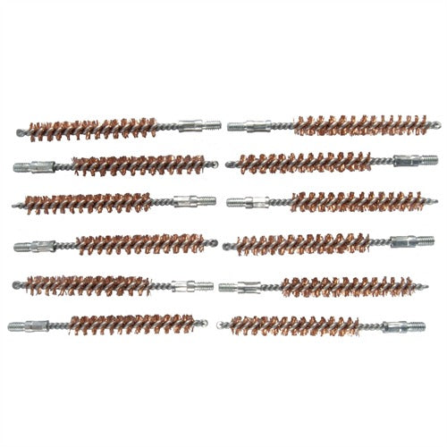 DOUBLE-TUFF BRONZE RIFLE BRUSH 30 CALIBER 12 PACK