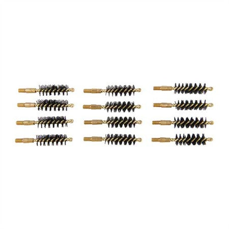 HEAVY WEIGHT BRUSH, NYLON, 9MM/.38/.357 CAL PISTOL, 12 PACK