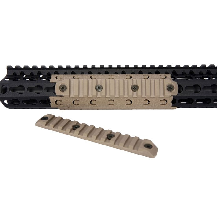 FDE KeyMod Picatinny Rail Attachment Section 855877004572