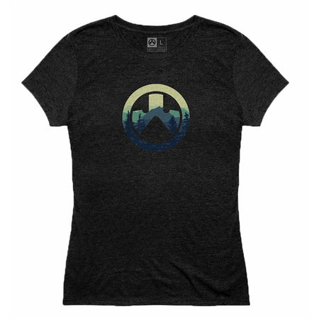 Cascade Icon Logo Women's CVC Tee 840815129486