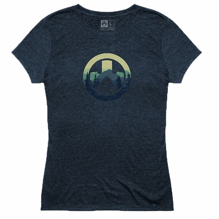 Cascade Icon Logo Women's CVC Tee 840815129554
