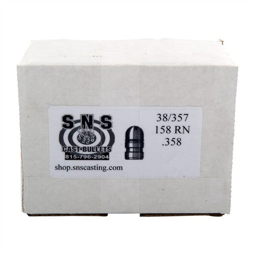 CAST 38 CALIBER (.358") 158GR ROUND NOSE LEAD 500/BOX