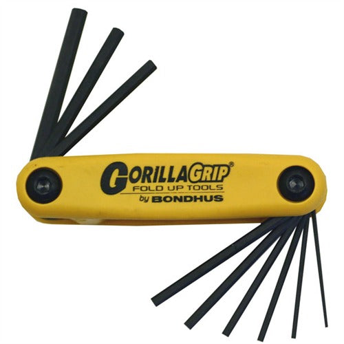 Gorilla Grip Folding Hex Wrench Set