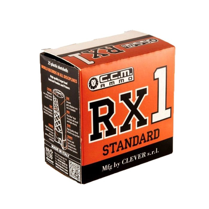 Clever 12 Gauge Shotgun Shells RX 1 Standard Target Sporting #8 1-1/8 oz 2.75 in