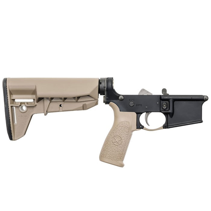 BCM Complete Widebody Lower Receiver w/ Mod-2 SOPMOD Stock, FDE