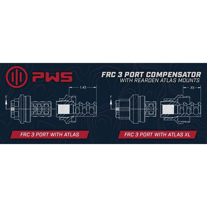 .223 Caliber FRC Three-Port Compensator