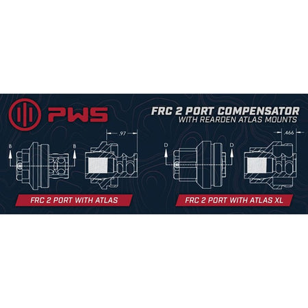 .308 Caliber FRC Two-Port Compensator