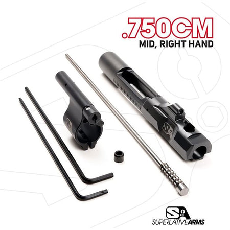 AR-15 Adjustable Piston System w/ Clamp-On .750" Block Right Hand - 850011846278