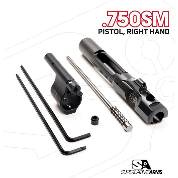 AR-15 Right Hand .750" Gas Block Adjustable Piston System
