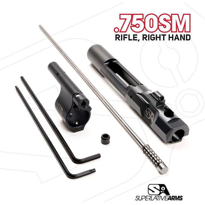 AR-15 Right Hand Adjustable Piston System .750" Gas Block