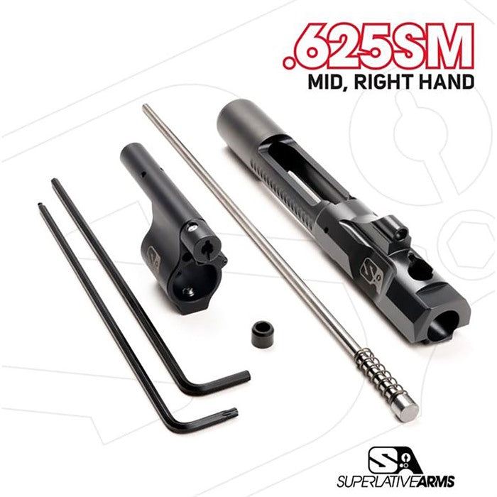 AR-15 Right Hand Adjustable Piston System .625" Gas Block