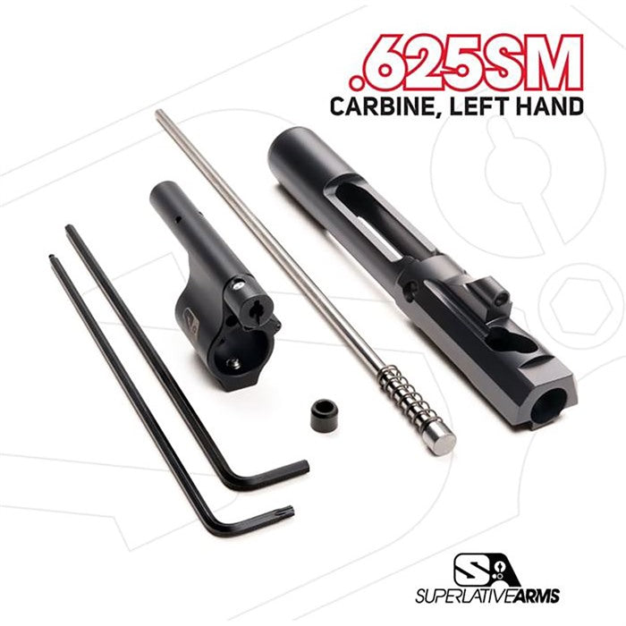 AR-15 Left Hand Adjustable Piston System .625" Gas Block