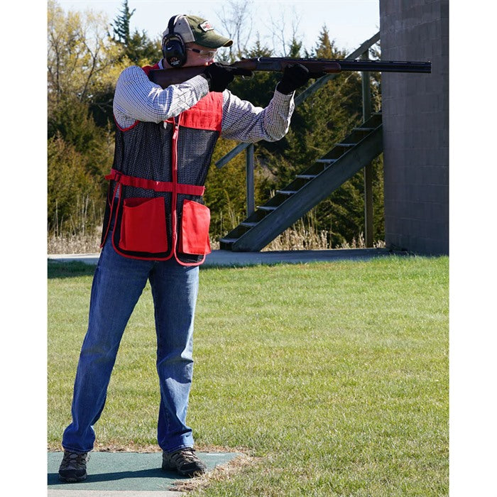 Dual Pad Full Mesh Shooting Vest - UPC 617867122976