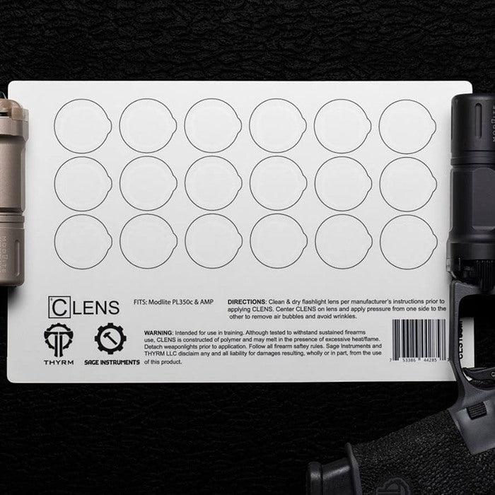CLENS Lens Cover for Weapon Lights and Flashlights