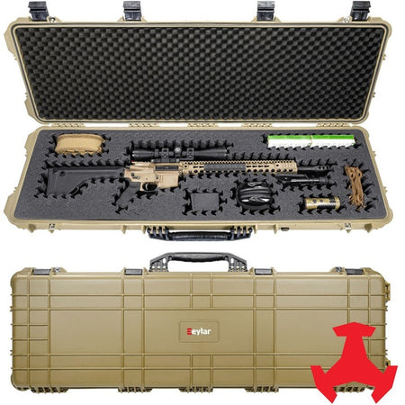48-Inch Hard Shell Rifle Case with Ragar Foam