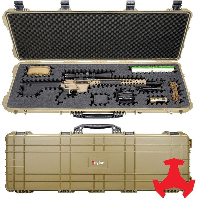 48-Inch Hard Shell Rifle Case with Ragar Foam