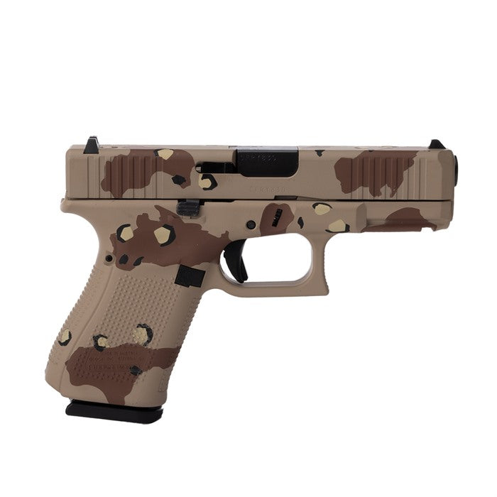 Glock 19 Gen5 9mm Luger 4.02-Inch 15-Round Desert Storm Cerakote Pistol