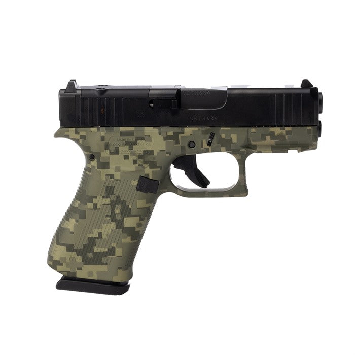 Glock 43X MOS 9mm Luger 3.41-Inch 10-Round Green Camo Pistol