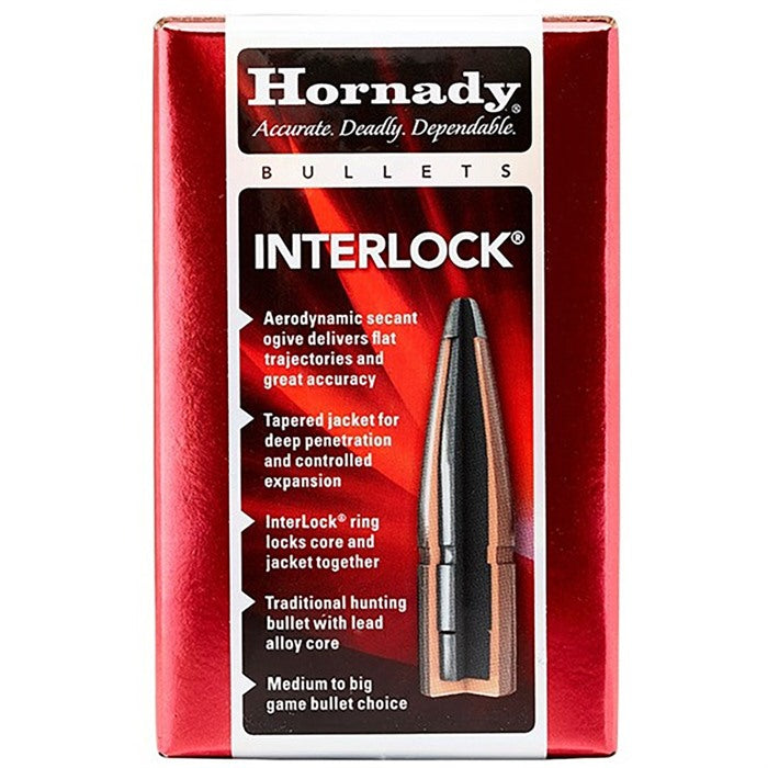 Hornady 45 Cal .458 350 Grain Round Nose InterLock Reloading Bullets 50/Box