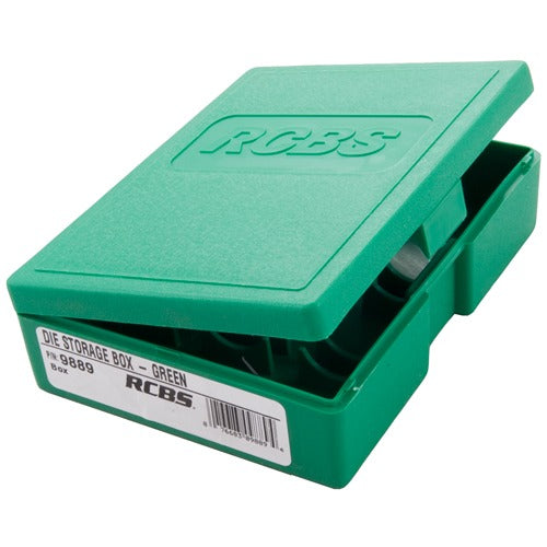 RCBS Green Reloading Die Storage Box with Rust Preventative Disk