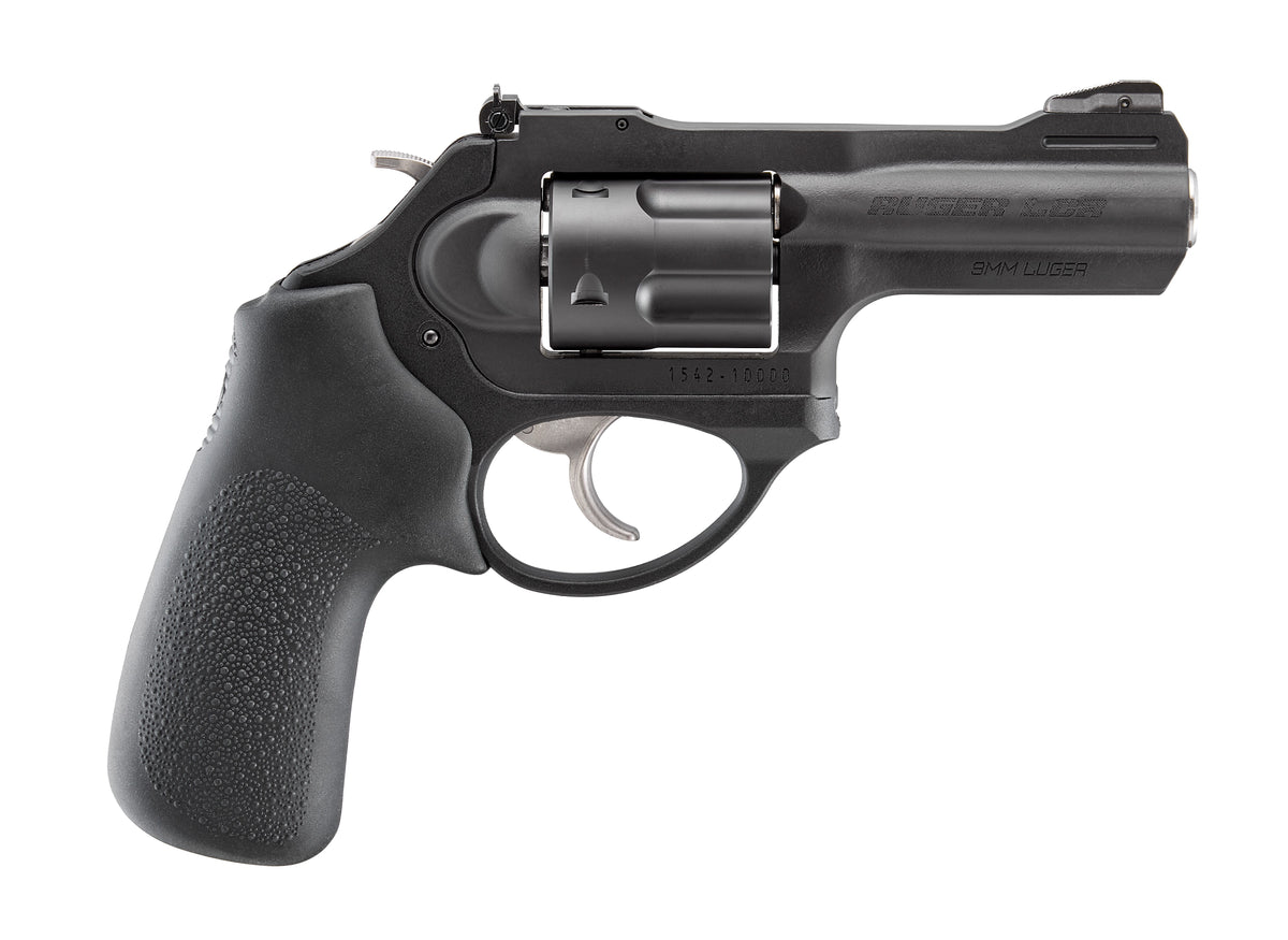 LCRX 9MM MT/HOGUE 3" 5RD # 5445|MATTE BLACK|HOGUE GRIPS