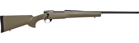 Howa HGR72133 1500 Hogue 243 Win 5+1 22" Black Heavy Barrel, Black Stainless Steel Drilled & Tapped Receiver, Green Hogue OverMolded Synthetic Stock, Right Hand