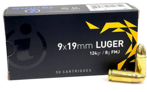 Igman 9mm Luger/Parabellum IGMAN9MMB Full Metal Jacket FMJ 124 Grain