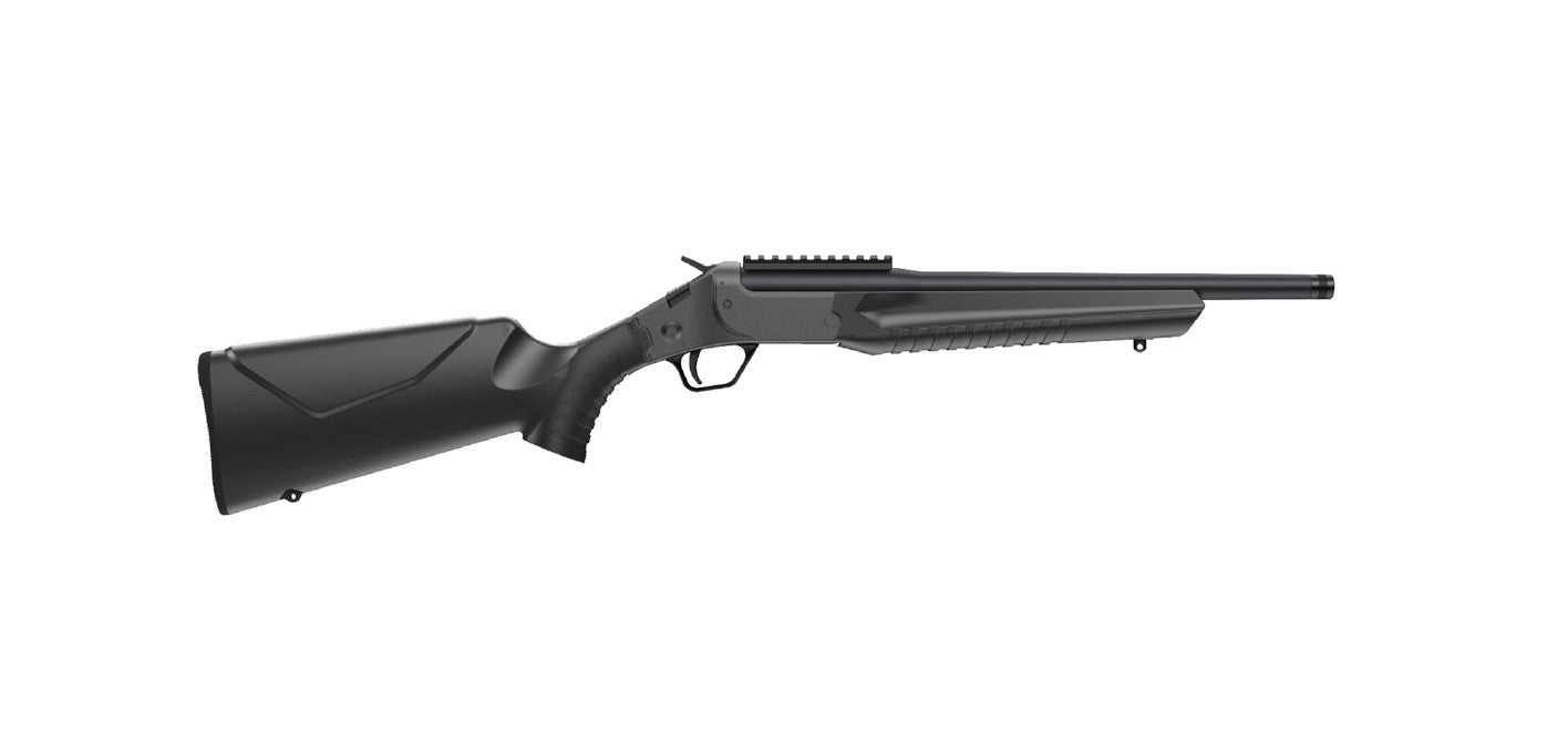 Rossi LWC .357 Magnum Single-Shot Carbine, 16.5" Threaded Barrel with Picatinny Rail, Black Synthetic Stock