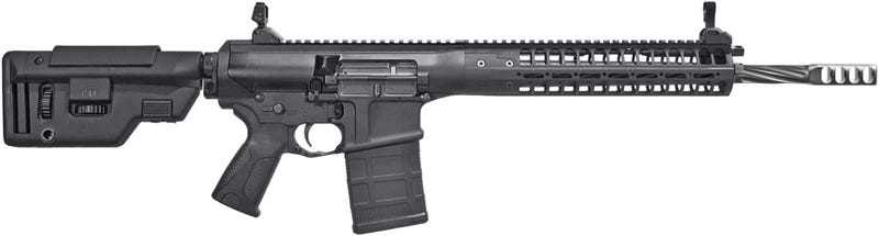 LWRC R.E.P.R. MKII 7.62x51mm NATO 16.1" Rifle - Black Spiral Fluted Barrel