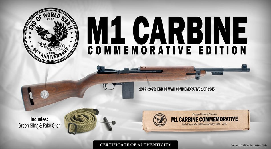 Chiappa M1-22 Commemorative Edition 22 LR Rifle, 10+1 Capacity, 18" Blued Barrel, Walnut Stock