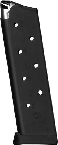 Metalform Magazine 1911 Govt 45 ACP 8rd Black Removable Baseplate