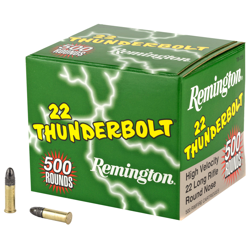 Remington .22 Long Rifle 21241 Thunderbolt HV Bulk Round Nose RN 40 Grain