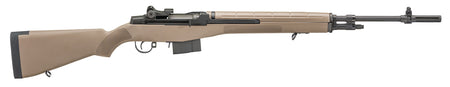 Springfield Armory MA9120 M1A Standard Issue 308 Win/7.62x51mm 10+1 22" Black Parkerized Carbon Steel Barrel, Black Parkerized Steel Receiver, Flat Dark Earth Synthetic Fixed Stock, Right Hand