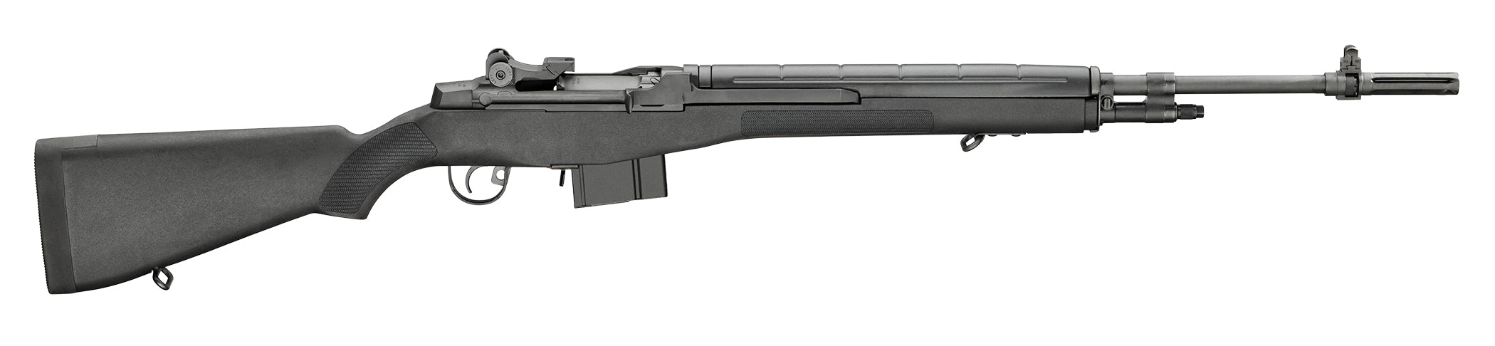 Springfield Armory MA9226CA M1A Loaded *CA Compliant .308 Win/7.62x51mm 10+1 22" Rifle, Black Synthetic Fixed Stock
