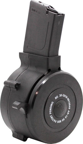 Iver Johnson AR15 223 Remington 50rd Black Drum Rifle Magazine