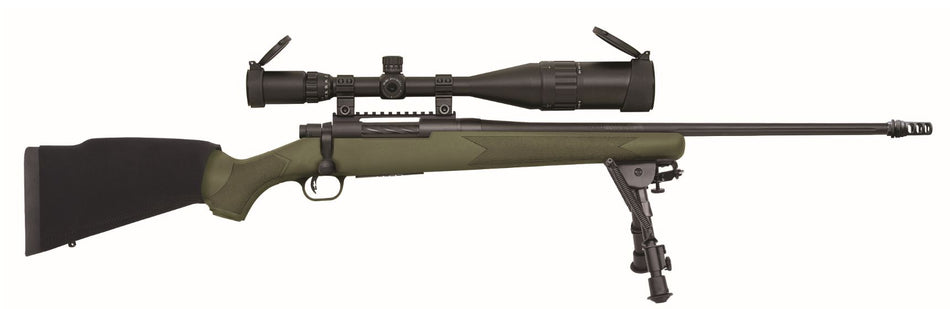 Mossberg Patriot Night Train 28122 .300 Win Mag 3+1 24" OD Green with 6-24x50 Scope & Bipod
