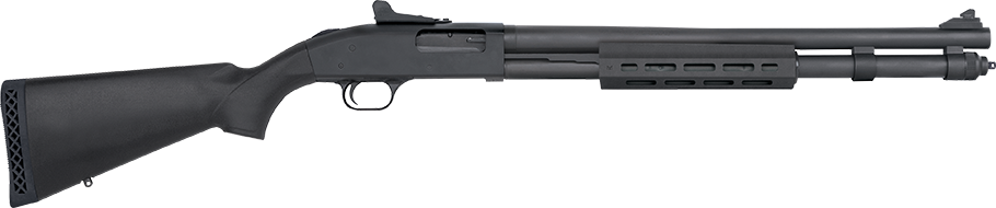 Mossberg 50674 590 12 Gauge Pump, 3", 8+1, 20" Matte Blued Barrel, M-LOK Handguard, Black Synthetic Stock